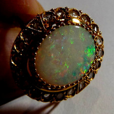 Ring 800-er Gelbgold 0.40 ct