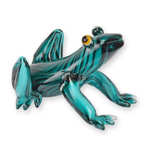 Glasfigur frosch - glasfigur, im