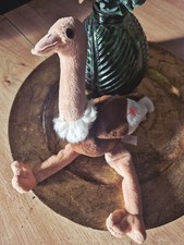 ✨ Ty Beanie Babies – Stretch 1997 Buddy Strauß Plüsch (25 cm Sitzhöhe) ✨