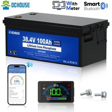 36V 100Ah Bluetooth LiFePO4 Akku Golf Cart Batterie Mit Monitor für Golf Cart