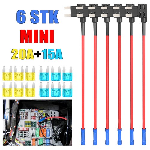 6pcs autosicherungen verteiler - 6pcs,