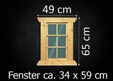 1 x  Fenster Holzfenster 34 x