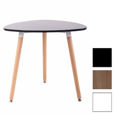 Tisch Abenra Dreieckig Beistelltisch Aus Holz Bistrotisch Esstisch