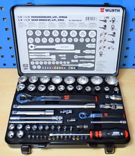 Würth Knarrenkasten 1/4 & 1/2 Zoll 59 Teile Würth Zebra Werkzeug