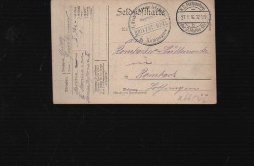 Feldpostkarte - ,