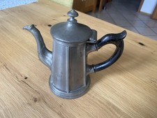 Antike  Kaffeekanne Moccakanne Gerhardi & Co 788 3/4 - Metall m Holzgriff 1930 ?