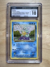 Game Classic Squirtle 001 2023 CGC 10 GEM MINT