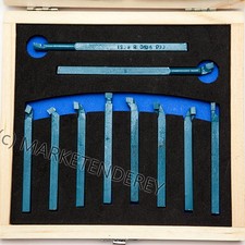 DREHMEISSEL, Drehstähle, 10er-Satz, 6 x 6 mm in Box, Nagelneu!