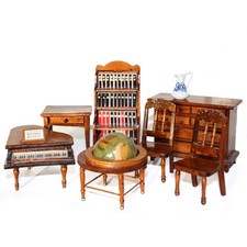 Miniatur Bibliothek Puppenhaus