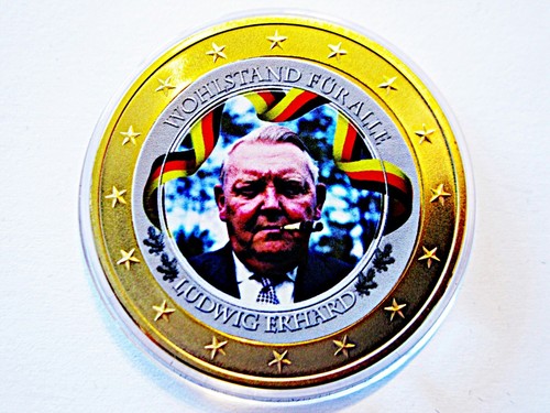 Medaille ludwig erhard - medaille,