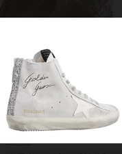 Original Golden Goose Sneaker Francy mit Glitzer 37 Turnschuhe Superstar Wie Neu
