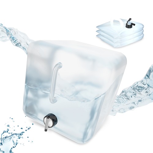 Faltbarer wasserkanister mit - faltbarer,