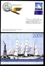 Karte " Segelschulschiff Gorch Fock " ; Mi.-Nr: 2686 ; gelaufen o/Stempel