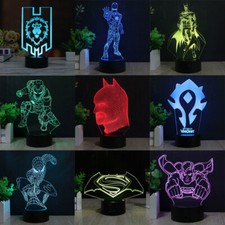 3D LED Nachtlicht Marvel