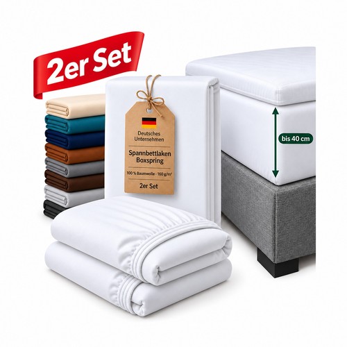 Spannbettlaken boxspringbett - spannbettlaken,