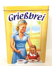 Blechdose (leer) 19x13x6 cm Mondamin Grießbrei Retro