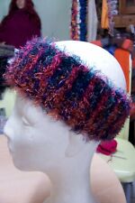 Stirnband Damen handgestrickt aus "Lana Mix" von Schöller Stahl