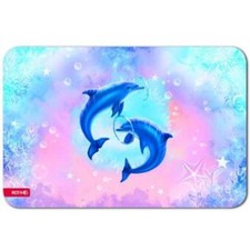 ROTH Schreib- und Malunterlagen aus Kunstleder Delfine - 59 x 39 cm mit Ant