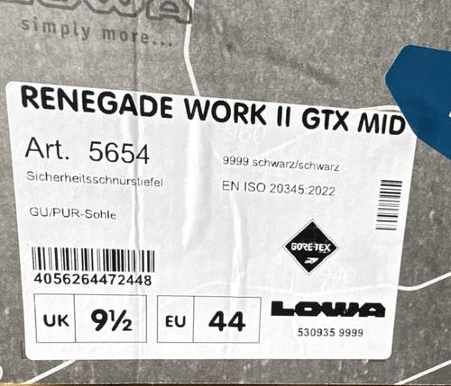 Lowa renegade work gtx mid - work,