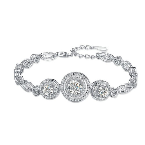 2cttw platin armreif armband - platin,