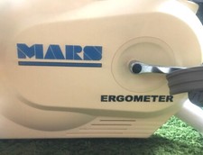 Fitnessgerät Ergometer - Heimtrainer – programierbar - Weiß - Metallrahmen