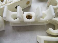 5 Rohrclips, Rohr Clips, doppelt, 12mm mit Gewinde Heizungsrohre Wasserrohre