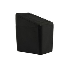 Fusskappe 30 x 20mm schwarz