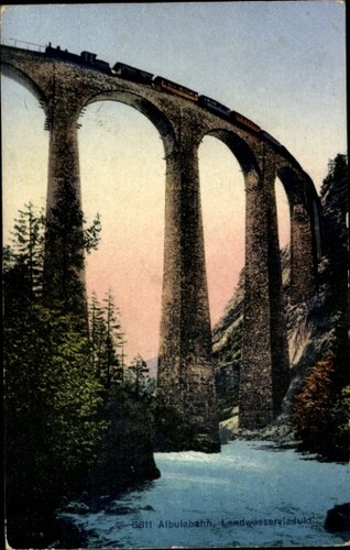Albulabahn - ak,