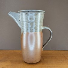 AXEL GÜNTHER SALZBRANDKERAMIK KANNE KRUG STUDIOKERAMIK SALZBRAND