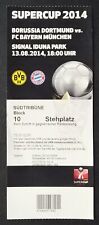 TICKET Supercup 2014 Borussia Dortmund - Bayern München # Süd 10