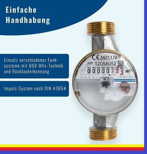 Wasserzähler passend für