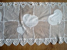 Bistrogardine Scheibengardine Kurzgardine Küchengardine Herzen