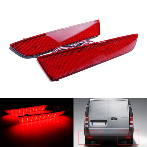 Rot linse led reflektor - rot,