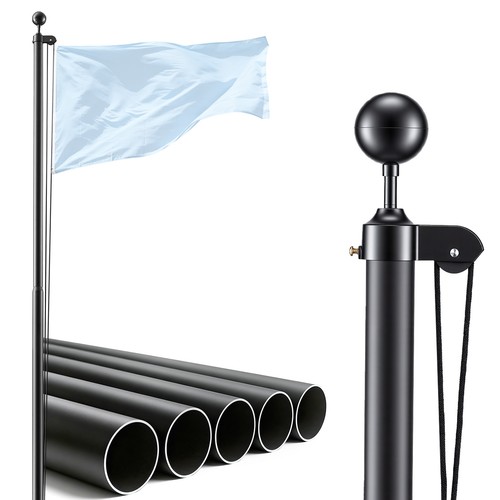 Vevor fahnenmast 14m alu - 9,14m,