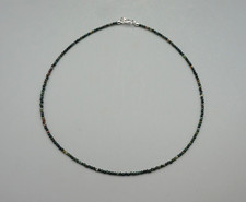 Kette Halskette HELIOTROP 2 mm Kugeln ca 43 cm 925er Silber