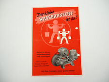 Wasserknecht WK10 Pumpe Loewe Lüneburg Prospekt