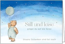 Trauerkarte Kind Beileidskarte Anteilnahme Karte Trauer Kindstod Sternenkinder_1