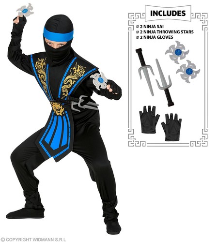 Kinder kostüm kombat ninja - kinder,