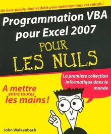 Programmation vba pour excel - programmation,
