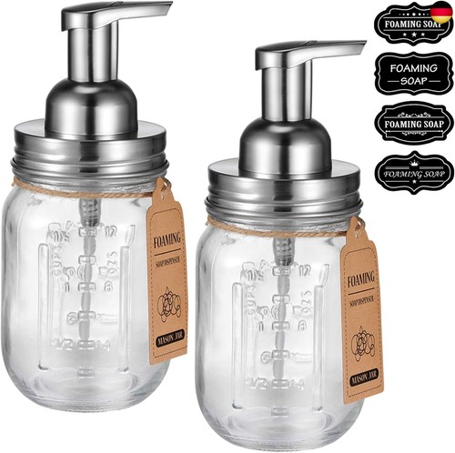 Mason jar schaumseifenspender - mason,