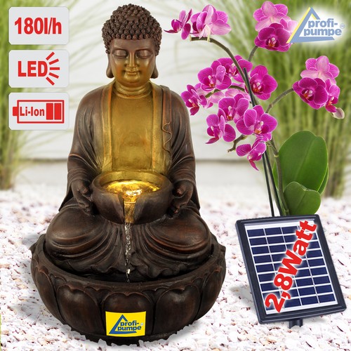 Solar gartenbrunnen - solar,