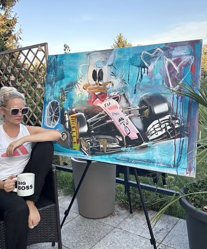 Formel eins kunstwerk popart - formel, kunstwerk/popart