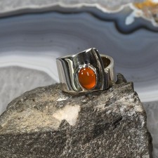 Karneol Ring, 925er Silber