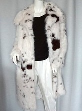 Pelzmantel Faux Fur Flecken