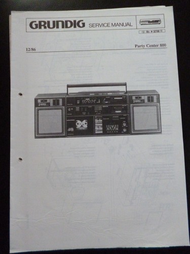 Original service manual - service,