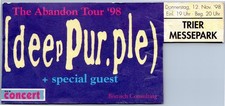 Deep Purple Ticket 1989 - The