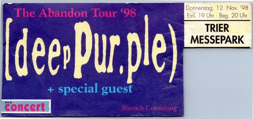 Deep purple ticket - deep,