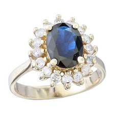 Ring 585`er Gold Saphir