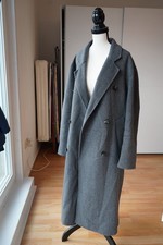 STEFANEL Wollmantel Grau