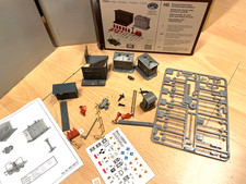 FALLER HO Streckenhäuschen + Zubehör nr. 120225 mit OVP sehr gut zusammen gebaut